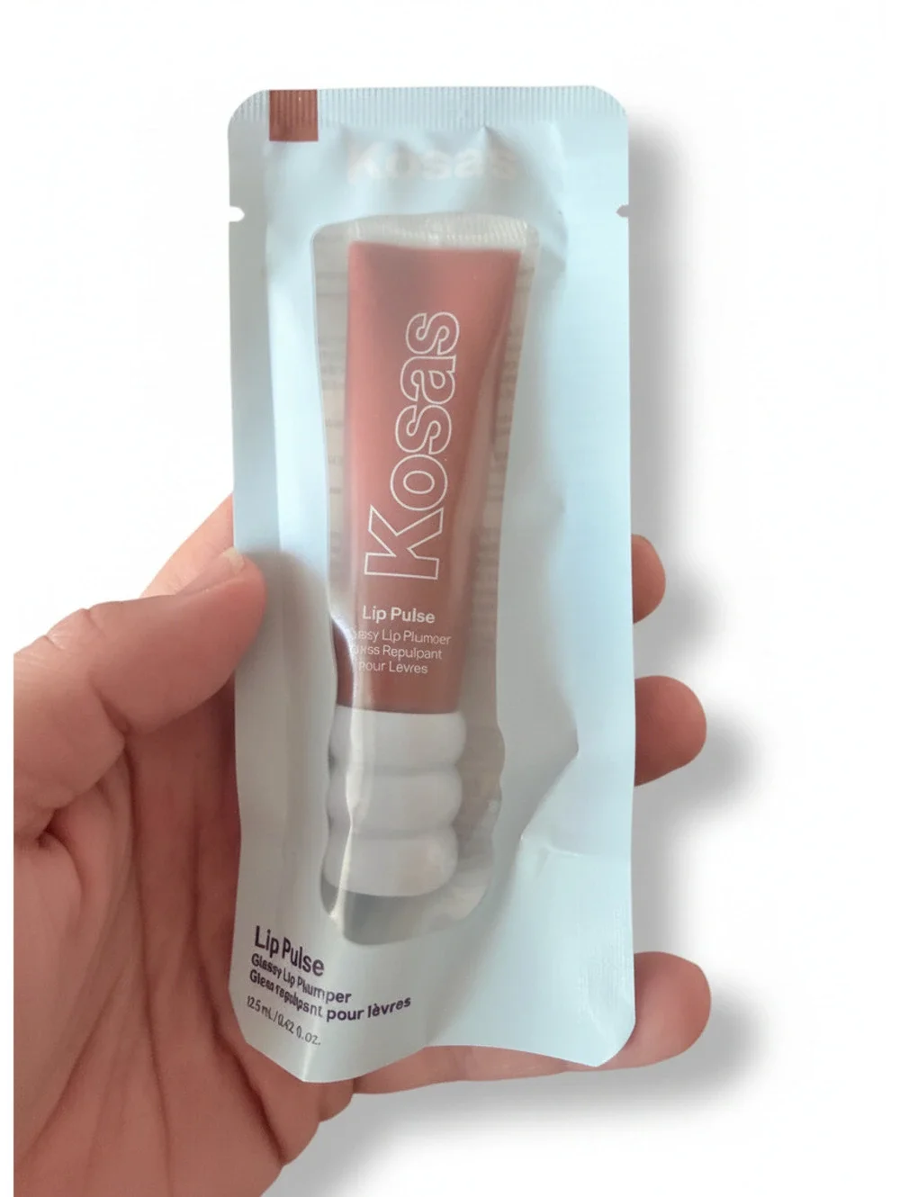 Kosas Lip Pulse Plumper Sixth Sense Sheer Warm Beige NEW